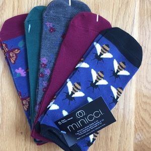 NWT Ankle socks 5 pk minicci brand